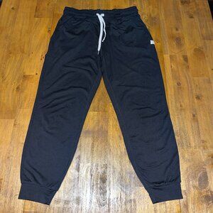 Vuori women's black athletic jogger pants size small